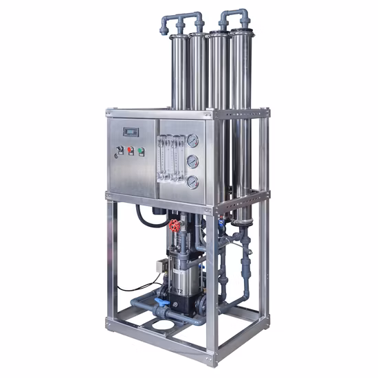 Equipamento de tratamento de água purificador RO industrial de osmose reversa 200lph a 1000lph