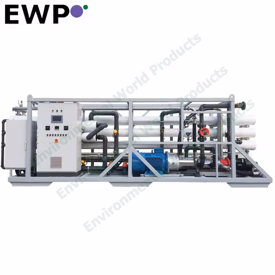 Equipamento de tratamento de água do sistema de osmose reversa Ewp para água salobra